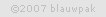 �2007 blauwpak